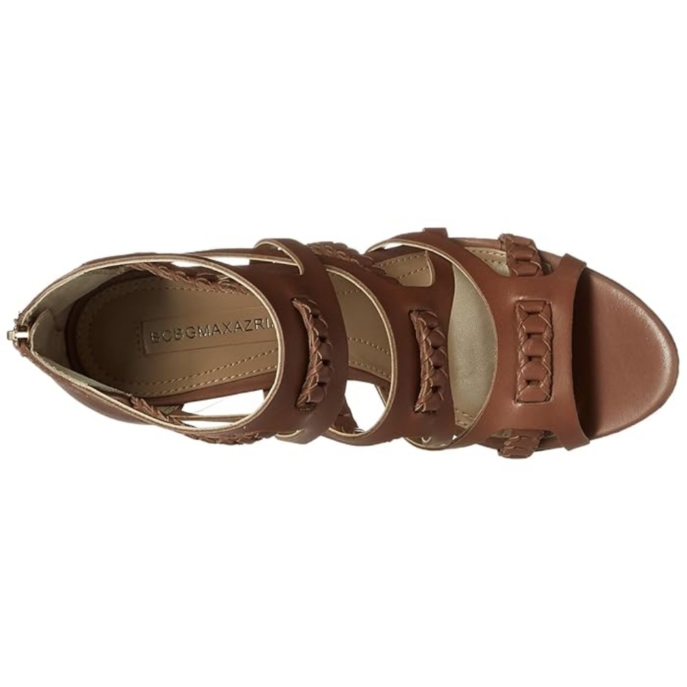 BCBGMAXAZRIA Women's DORIE Dress Sandal size 10 US Tan color - Picture 5 of 15